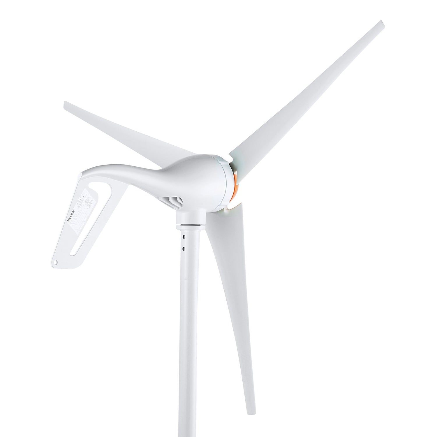 VEVOR 500W Wind Turbine Generator, 12V Wind Turbine Kit, 3-Blade Wind Power Generator with Anemometer, MPPT Controller & Adjustable Windward Direction, Suitable for Home, Farm, RVs, Boats