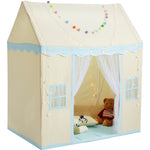 VEVOR Kids Play Tent, Kids Tent for Kids 1 - 5 Years Old, Toddler Tent with Mat and Tent Lamp, Tent for Kids with Windows for Indoor and Outdoor, Play House Castle Tent for Boys and Girls, Beige