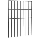 VEVOR Garden Fence, No Dig Fence 44(H)x33(L)cm Animal Barrier Fence, Underground Decorative Garden Fencing with 3.81 cm Spike Spacing, Metal Dog Fence for the Yard and Outdoor Patio, 28 Pack