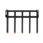 VEVOR Clamp on Debris Forks to 1200 mm Bucket, 1200 kg Capacity Heavy Duty Clamp on Pallet Forks Attachments, Fit for Loader Bucket Skidsteer Tractor to Clean up Fallen Limbs Debris or Yard Wwaste