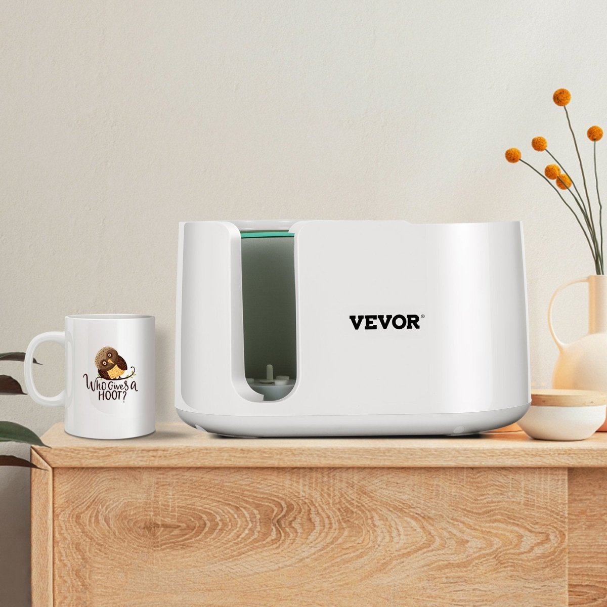 VEVOR Mug Press Machine Automatic Heat Press Sublimation Printing 11 - 15oz Cup