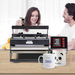 VEVOR Tumbler Heat Press Machine 11 - 30oz Mug Press Sublimation Tumblers Black