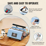 VEVOR Tumbler Heat Press Machine 11 - 30oz Mug Press Sublimation Tumblers Blue