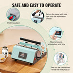 VEVOR Tumbler Heat Press Machine 11 - 30oz Mug Press Sublimation Tumblers Green