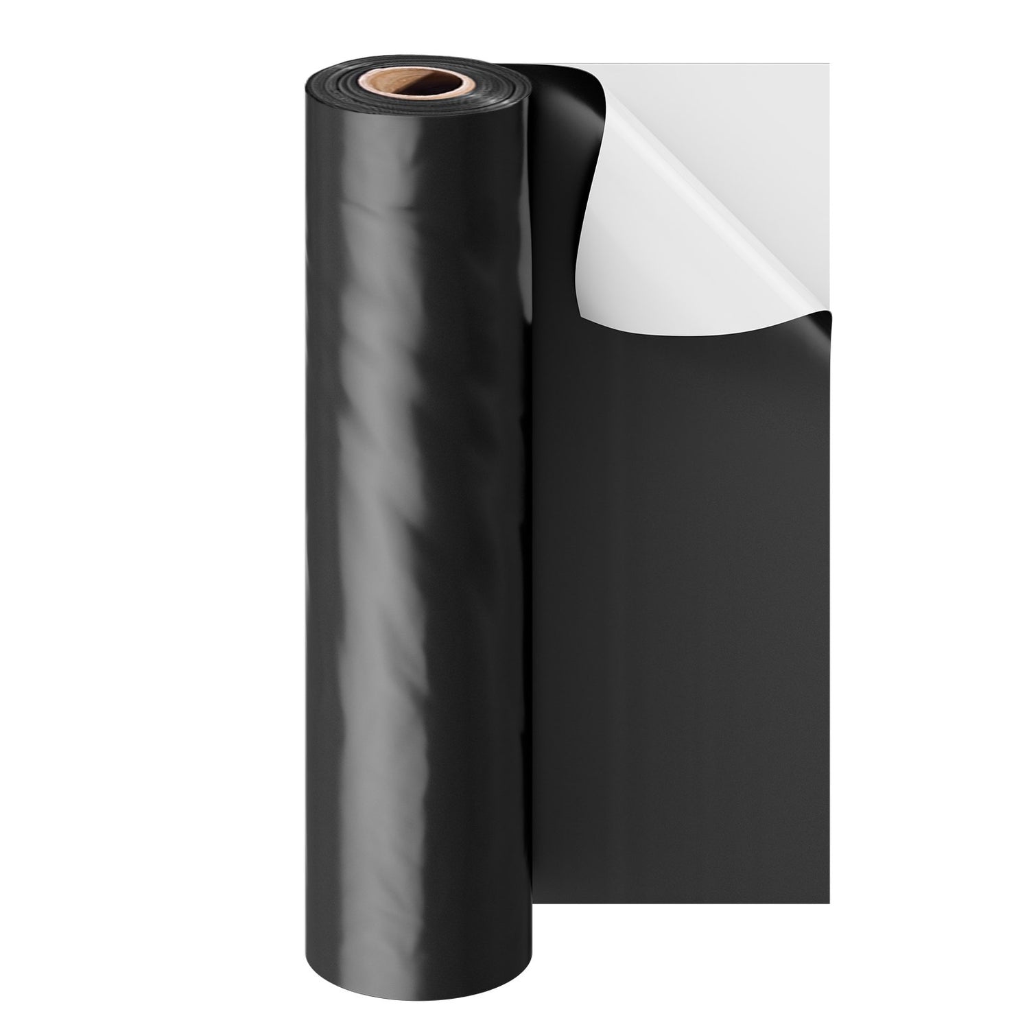VEVOR 10Mil Plastic Sheeting Roll 10 x 100 FT Heavy Duty Black & White