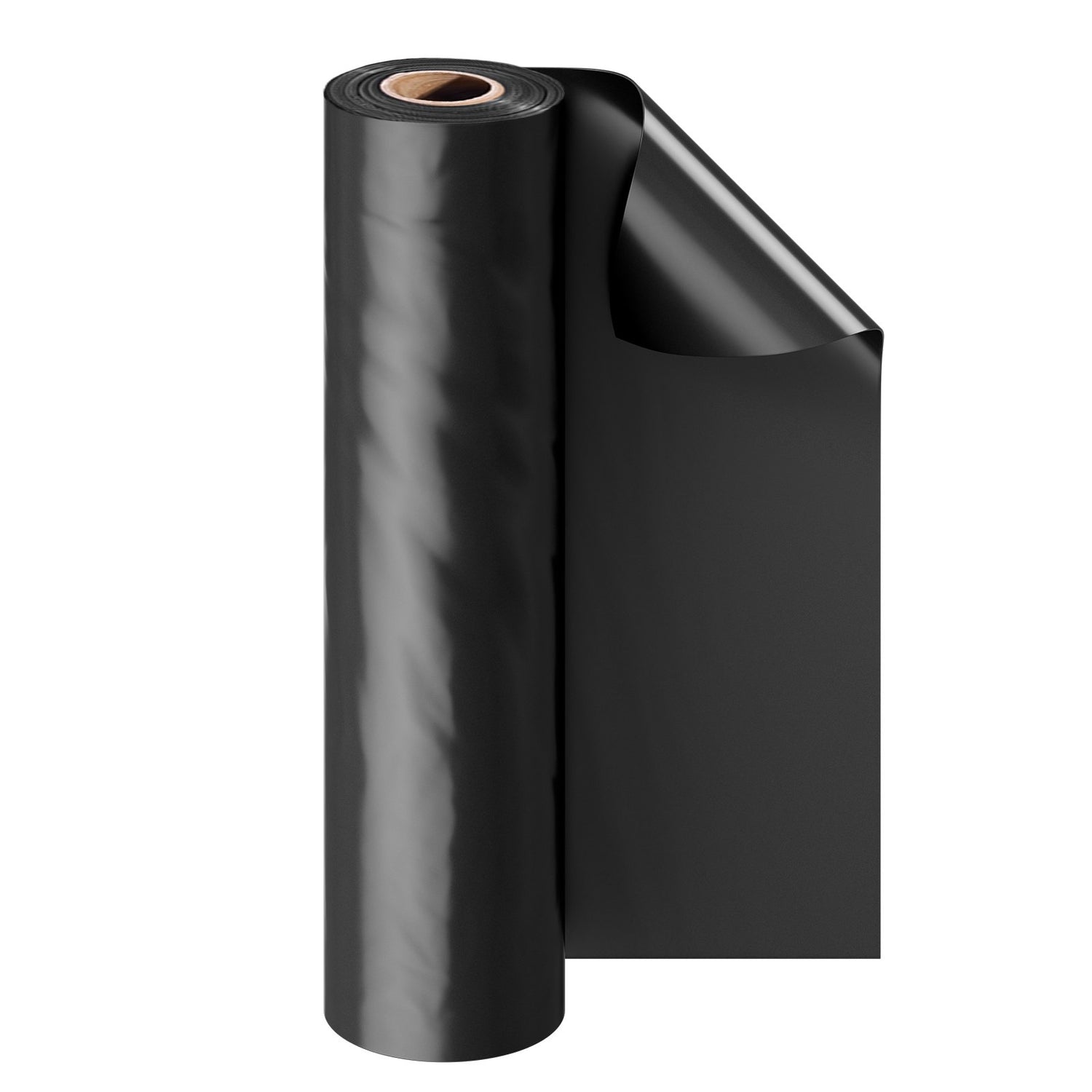 VEVOR 6Mil Plastic Sheeting Roll 24 x 100 FT Heavy Duty Polyethylene Black