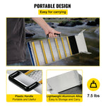 VEVOR Aluminum Alloy Sluice Box, Compact 36" Mini Sluice Boxes for Gold, Lightweight Gold Sluice Equipment, Portable Sluice Boxes with Miners Moss, River, Creek, Gold Panning, Prospecting, Dredging