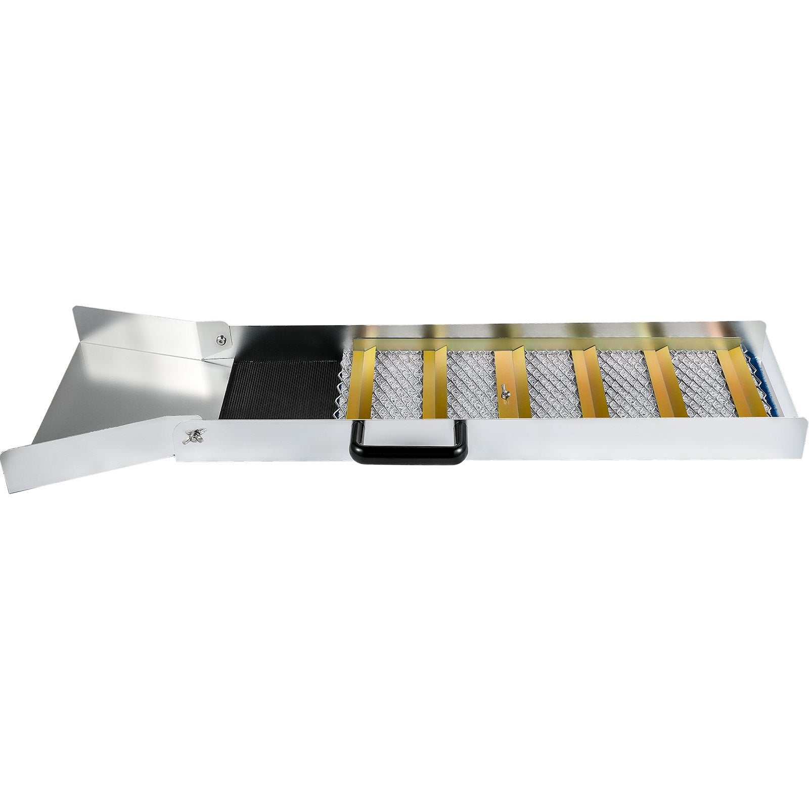 VEVOR Aluminum Alloy Sluice Box, Compact 36" Mini Sluice Boxes for Gold, Lightweight Gold Sluice Equipment, Portable Sluice Boxes with Miners Moss, River, Creek, Gold Panning, Prospecting, Dredging