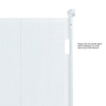 VEVOR Retractable Baby Gate, 34.2" Tall Mesh Baby Gate, Extends up to 76.8" Wide Retractable Gate for Kids or Pets, Retractable Dog Gates for Indoor Stairs, Doorways, Hallways, Playrooms, White