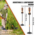 VEVOR Metal Detector for Kids, 150mm, Waterproof Search Coil with LCD Display, Adjustable 660.4 - 914.4 mm Gold Detector, Lightweight Carbon Fiber Stem for Junior & Youth Detecting Gold Coin Treasure