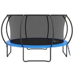 VEVOR 14FT Trampoline, 450 lbs Trampoline with Enclosure Net, Ladder, and Curved Pole, Heavy Duty Trampoline with Jumping Mat and Spring Cover Padding, Outdoor Recreational Trampolines for Kids Adults