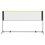 VEVOR Badminton Net, Height Adjustable Volleyball Net, 10ft Wide Foldable Pickleball Net, Portable Easy Setup Tennis Net Set with Poles, Stand and Carry Bag, for Kids Backyard Game Indoor Outdoor Use
