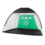 VEVOR Golf Net, 10x7ft All in 1 Practice Net, Indoor Outdoor Home Golf Swing Training, Golf Hitting Aid Net with Target/Turf Mats/Balls/Tee/Golf Club/Bag, for Backyard Driving Chipping, Gift for Men