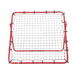 VEVOR Soccer Rebounder Rebound Net, Kick-Back 100x100 cm, Portable Football Training Gifts, Fully Adjustable Angles Goal Net, Aids & Equipment for Kids Teens & All Ages, Easy Set Up & Perfect Storage