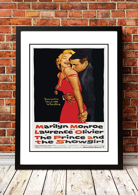 Marilyn Monroe ‘The Prince and the Showgirl’ Framed Movie Poster! - Framed A2