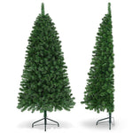 Jingle Jollys Christmas Tree 1.8M LED Corner Xmas Tree Half 8 Modes Multi - color