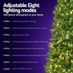 Jingle Jollys Christmas Tree 2.4m Xmas Tree Decorations 1488 LEDs