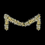 Jingle Jollys 3M Christmas Garland Pre - lit LED Lights Snow Frosted Tips Decor
