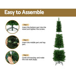 Jingle Jollys Christmas Tree 1.8m Pre - Lit 200 LED Lights Xmas Tree Decorations