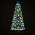 Jingle Jollys 1.8M Pre - lit Christmas Tree 8 Mode Multi Colour 200 LED Light Xmas