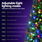 Jingle Jollys 1.8M Pre - lit Christmas Tree 8 Mode Multi Colour 200 LED Light Xmas