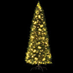 Jingle Jollys 1.8M Pre - lit Christmas Tree 8 Mode Multi Colour 200 LED Light Xmas