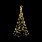 Jingle Jollys Solar Christmas Tree 2.1m 320 LED Net Lights Xmas Trees Decoration