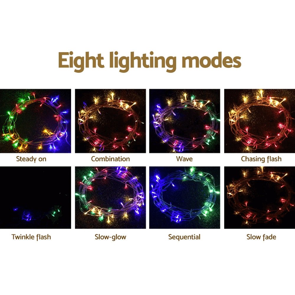 20M Christmas Lights Icicle Light 800 LED Multi - coloured Jingle Jollys