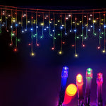 20M Christmas Lights Icicle Light 800 LED Multi - coloured Jingle Jollys