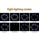 Jingle Jollys Christmas Lights 100 LED 10M String Light Snow Decorations