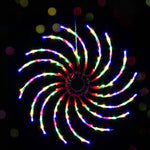 0.5M Christmas Lights 128 LED Spin Motif Light Decorations Jingle Jollys