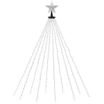 Jingle Jollys 2.5M Christmas Lights Waterfall String Light 300 LED Star Topper