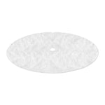 Jingle Jollys Christmas Tree Skirt 120cm Plush Xmas Fluffy Ornaments Decor White