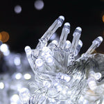 100M Christmas Lights String Fairy Light 500 LED Cool White Jingle Jollys