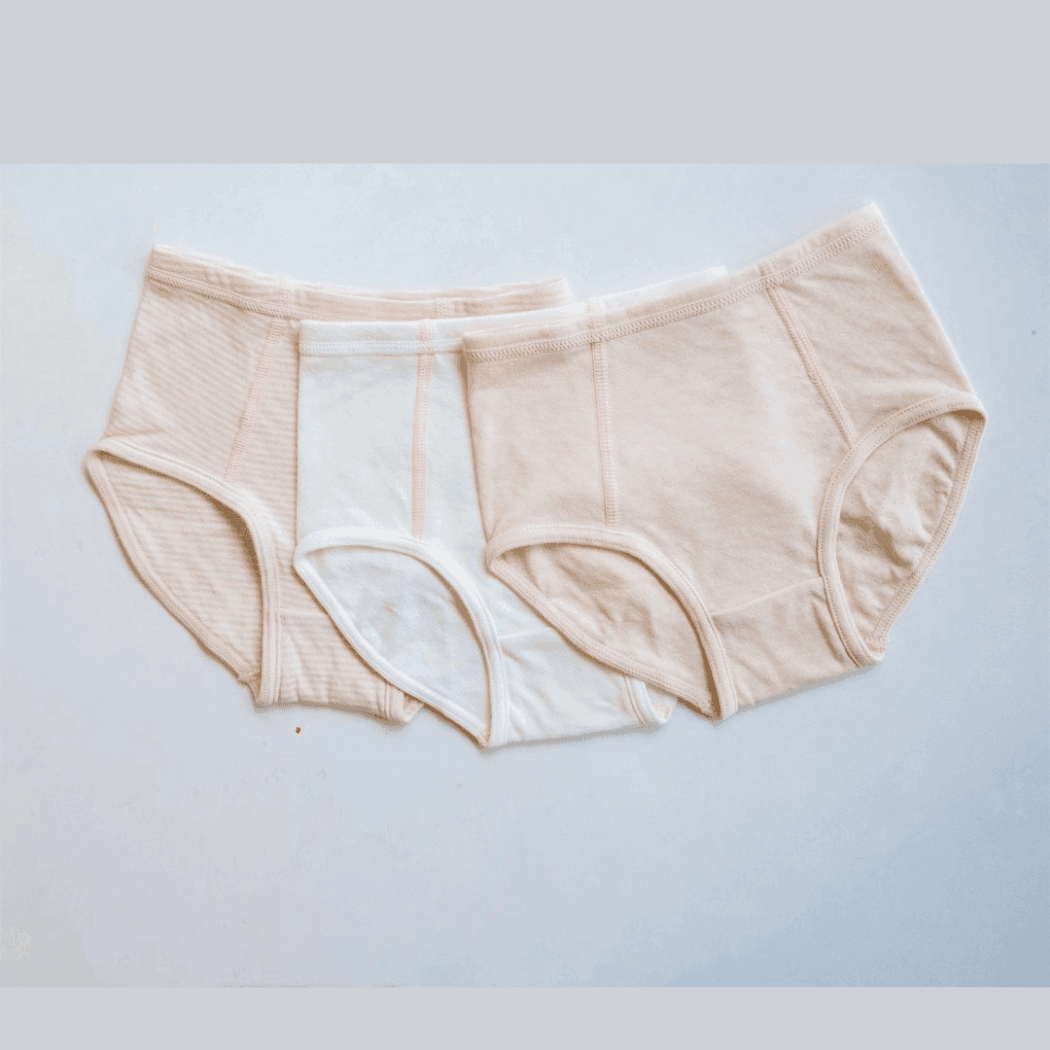 Angel Dept Organic Cotton Kids Underwear Camel Briefs - Girl 140 - '4589777772168 Toy Chest Australia 3