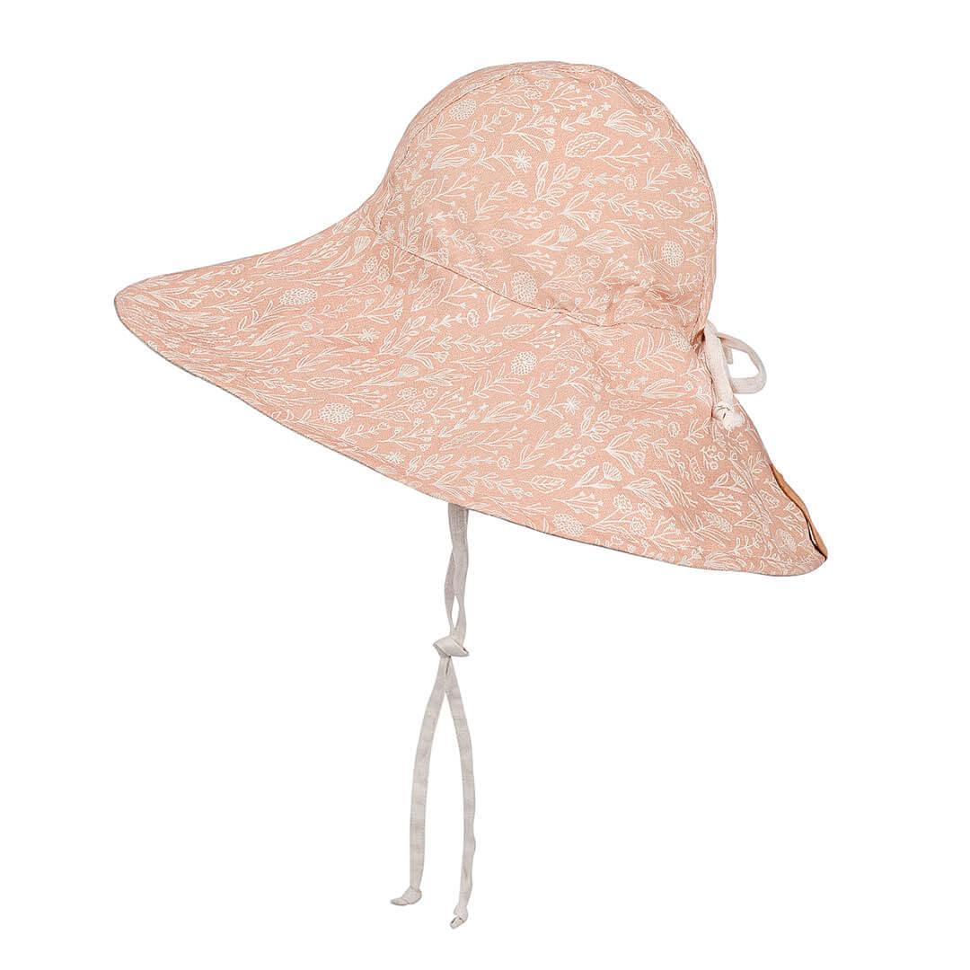 Bedhead Girls Wide - Brimmed Sun Bonnet Hat - Freya/Flax S - '9348933054877 Toy Chest Australia 2