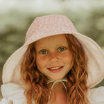 Bedhead Girls Wide - Brimmed Sun Bonnet Hat - Freya/Flax S - '9348933054877 Toy Chest Australia 4