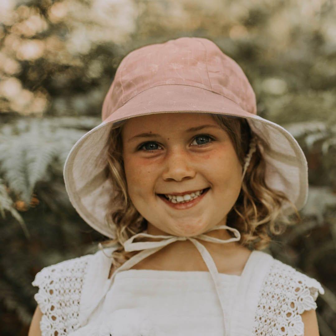 Bedhead Heritage Reversible Bucket Hat - Frances/Flax S - '9348933055485 Toy Chest Australia 7