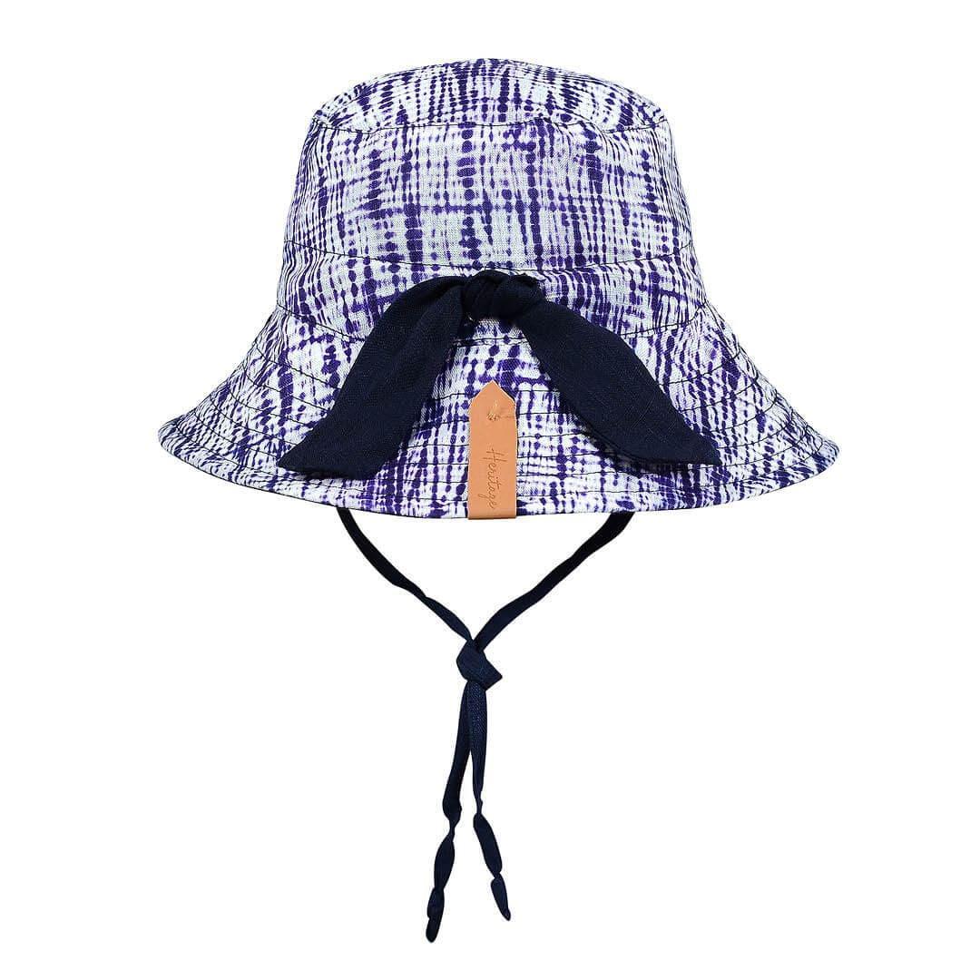 Bedhead Heritage Reversible Explorer Hat - Shibori/Indigo L - '9348933049538 Toy Chest Australia 1