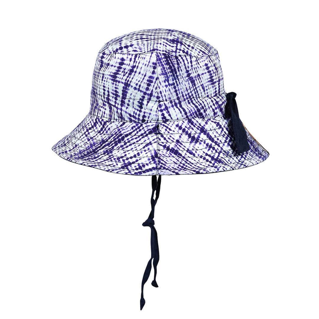 Bedhead Heritage Reversible Explorer Hat - Shibori/Indigo L - '9348933049538 Toy Chest Australia 2