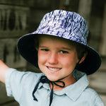 Bedhead Heritage Reversible Explorer Hat - Shibori/Indigo L - '9348933049538 Toy Chest Australia 4