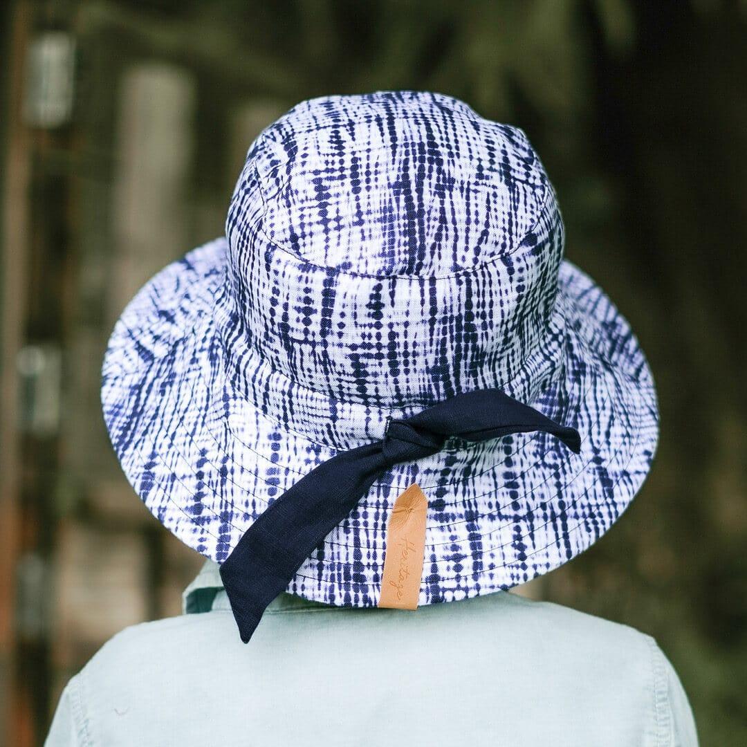 Bedhead Heritage Reversible Explorer Hat - Shibori/Indigo L - '9348933049538 Toy Chest Australia 5