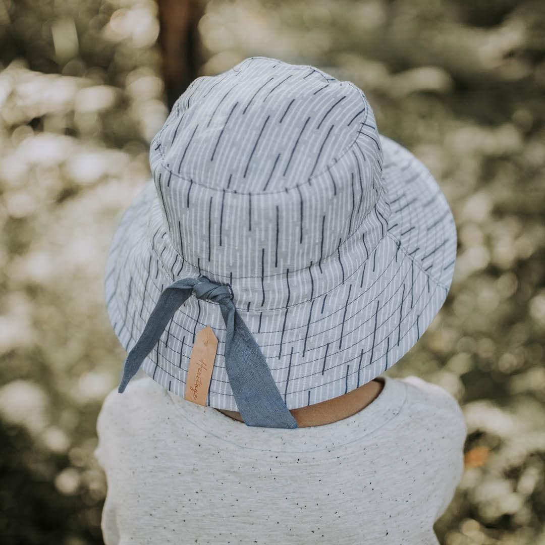 Bedhead Heritage Reversible Explorer Hat - Sprig/Steele S - '9348933039195 Toy Chest Australia 5