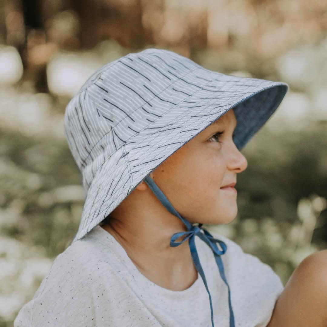 Bedhead Heritage Reversible Explorer Hat - Sprig/Steele S - '9348933039195 Toy Chest Australia 6