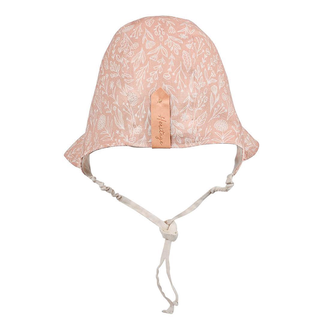 Bedhead Heritage Reversible Ruffle Bonnet Hat - Freya/Flax M - '9348933049699 Toy Chest Australia 2