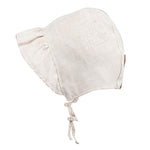 Bedhead Heritage Reversible Ruffle Bonnet Hat - Freya/Flax M - '9348933049699 Toy Chest Australia 3