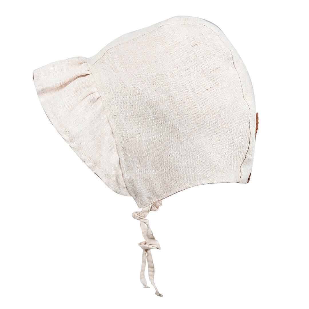 Bedhead Heritage Reversible Ruffle Bonnet Hat - Freya/Flax M - '9348933049699 Toy Chest Australia 3