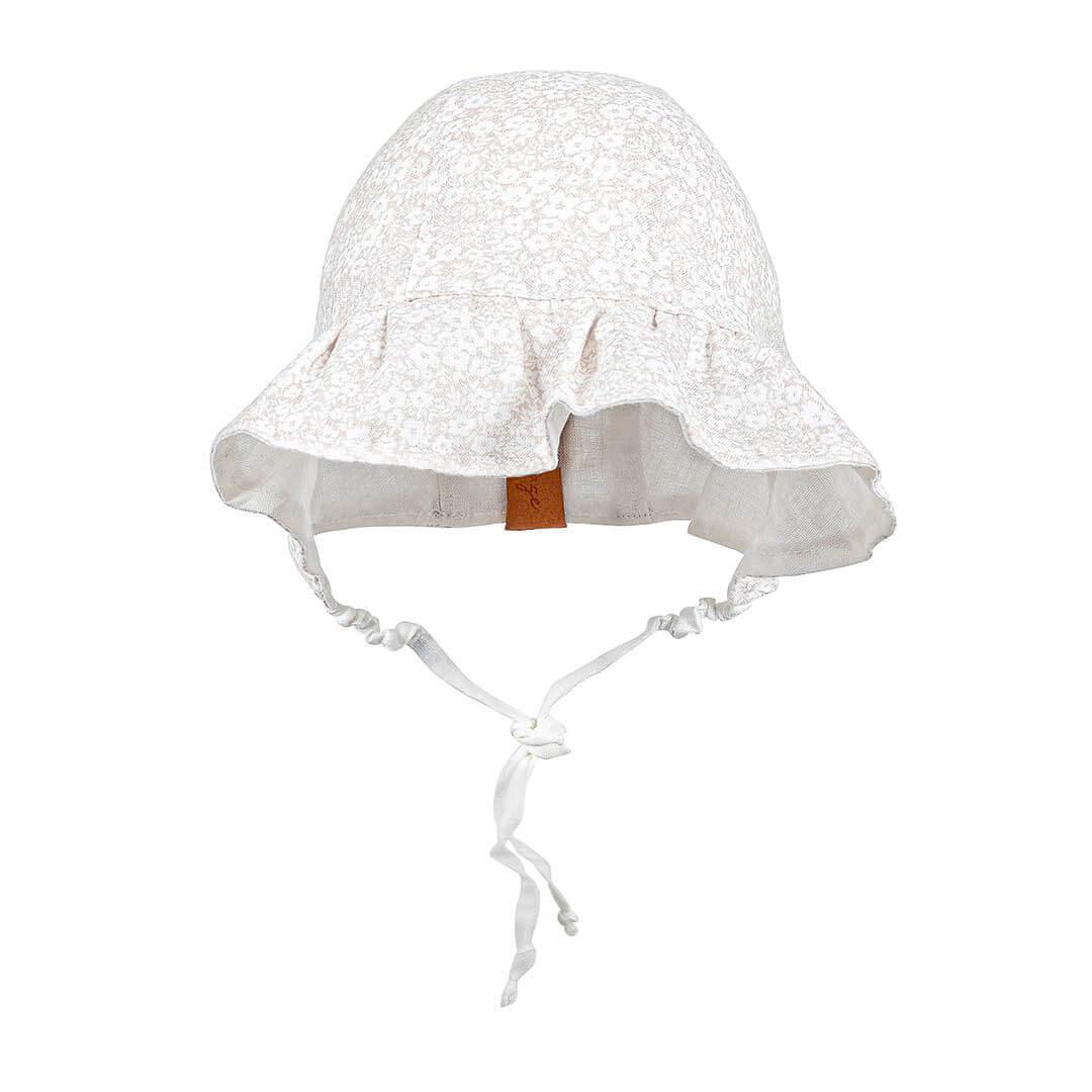 Bedhead Heritage Reversible Ruffle Bonnet Hat - Willow/Blanc M - '9348933049811 Toy Chest Australia 1