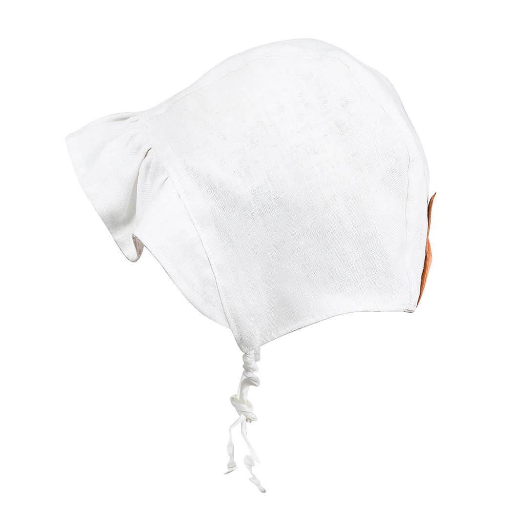 Bedhead Heritage Reversible Ruffle Bonnet Hat - Willow/Blanc M - '9348933049811 Toy Chest Australia 2