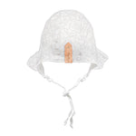 Bedhead Heritage Reversible Ruffle Bonnet Hat - Willow/Blanc M - '9348933049811 Toy Chest Australia 6